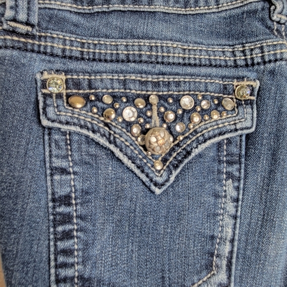 Miss Me Boot Cut Jeans Size 30 x 35 - Picture 10 of 15